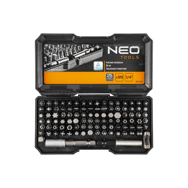 Antgaliai atsuktuvui, komplekte 99 vnt. 7