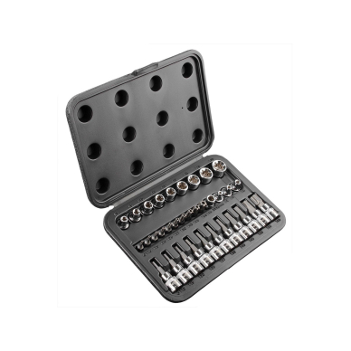Antgaliai ir galvutėss TORX, komplekte 34 vnt.,