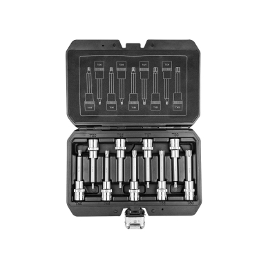 Antgaliai TORX L 100mm, komplekte 9 vnt., Antgaliai TORX L 100mm, komplekte 9 vnt.,