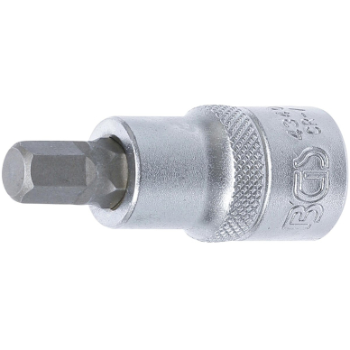 Antgalis įpresuotas į galvutę | 12,5 mm (1/2") | hex šešiakampis 9 mm (4340)