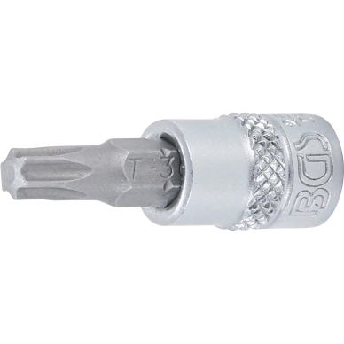 Antgalis įpresuotas į galvutę | 6.3 mm (1/4") | T-Star (Torx) T30 (2595)