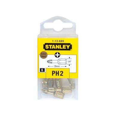 Antgalis kryžminis PH2 25mm 6vnt 1
