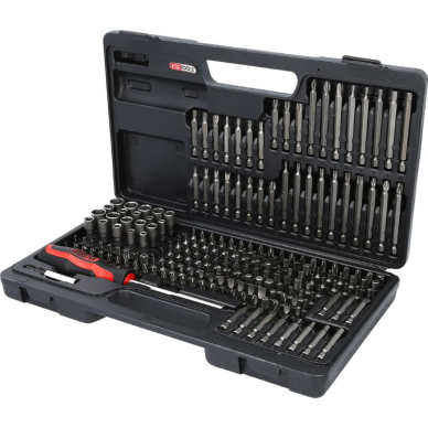 Antgalių komplektas 1/4", 208 vnt, KS Tools Antgalių komplektas 1/4", 208 vnt, KS Tools