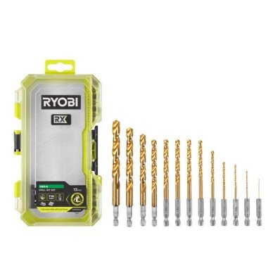 Antgalių komplektas Ryobi RX HSS-G, 13 vnt. 2