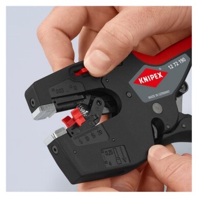 Antgalių presavimo replės KNIPEX 1272190 2 Antgalių presavimo replės KNIPEX 1272190 2