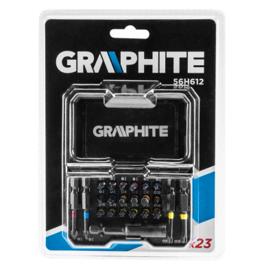 Antgalių rinkinys 23 vnt. Graphite 1 Antgalių rinkinys 23 vnt. Graphite 1