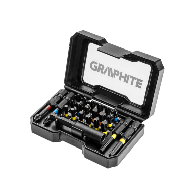 Antgalių rinkinys 23 vnt. Graphite Antgalių rinkinys 23 vnt. Graphite