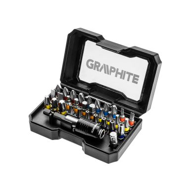 Antgalių rinkinys 36 vnt. Graphite Antgalių rinkinys 36 vnt. Graphite