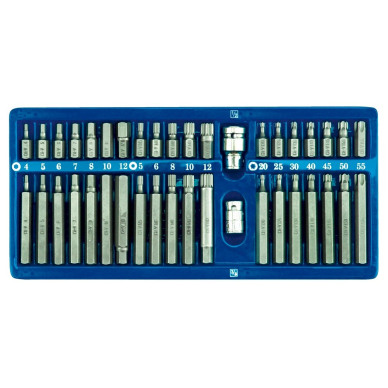 Antgalių rinkinys | metalinė dėžutė | 40 vnt. (66400)