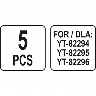 Antgalių rinkinys Yato YT-82301 1 Antgalių rinkinys Yato YT-82301 1