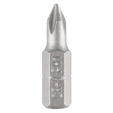 Antgaliukai - bitai PH1 x 25 mm, 3 vnt 2 Antgaliukai - bitai PH1 x 25 mm, 3 vnt 2