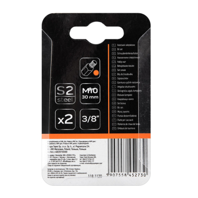 Antgaliukai M10 x 30 mm, S2 x 2 vnt. 2 Antgaliukai M10 x 30 mm, S2 x 2 vnt. 2