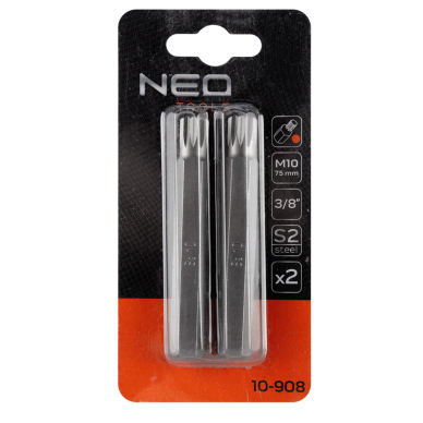 Antgaliukai M10 x 75 mm, S2 x 2 vnt. 1 Antgaliukai M10 x 75 mm, S2 x 2 vnt. 1