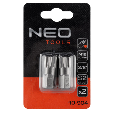 Antgaliukai M12 x 30 mm, S2 x 2 vnt. 1 Antgaliukai M12 x 30 mm, S2 x 2 vnt. 1