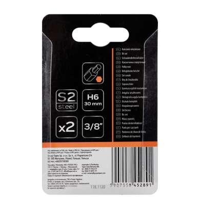 Antgaliukai M8 x 30 mm, S2 x 2 vnt. 2 Antgaliukai M8 x 30 mm, S2 x 2 vnt. 2