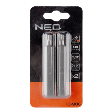 Antgaliukai M8 x 75 mm, S2 x 2 vnt. 1 Antgaliukai M8 x 75 mm, S2 x 2 vnt. 1