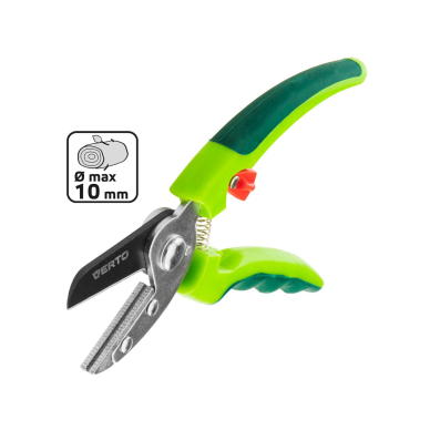 Anvil pruning scissors 190 mm, cutting diameter 10 mm 3