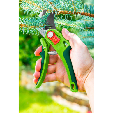 Anvil pruning scissors, spacing adjustment, cutting diameter 12 mm 1
