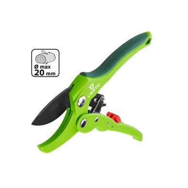 Anvil pruning scissors with a rattle 190 mm, cutting diameter 20 mm 3