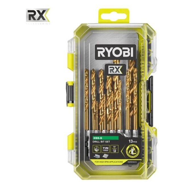 Antgalių komplektas Ryobi RX HSS-G, 13 vnt.