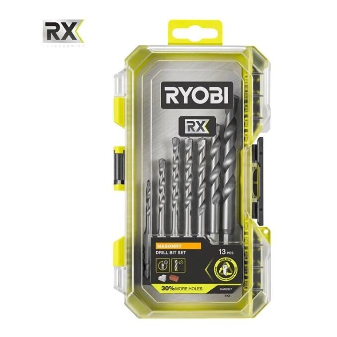 Antgalių komplektas Ryobi RARXM7, 13 vnt.