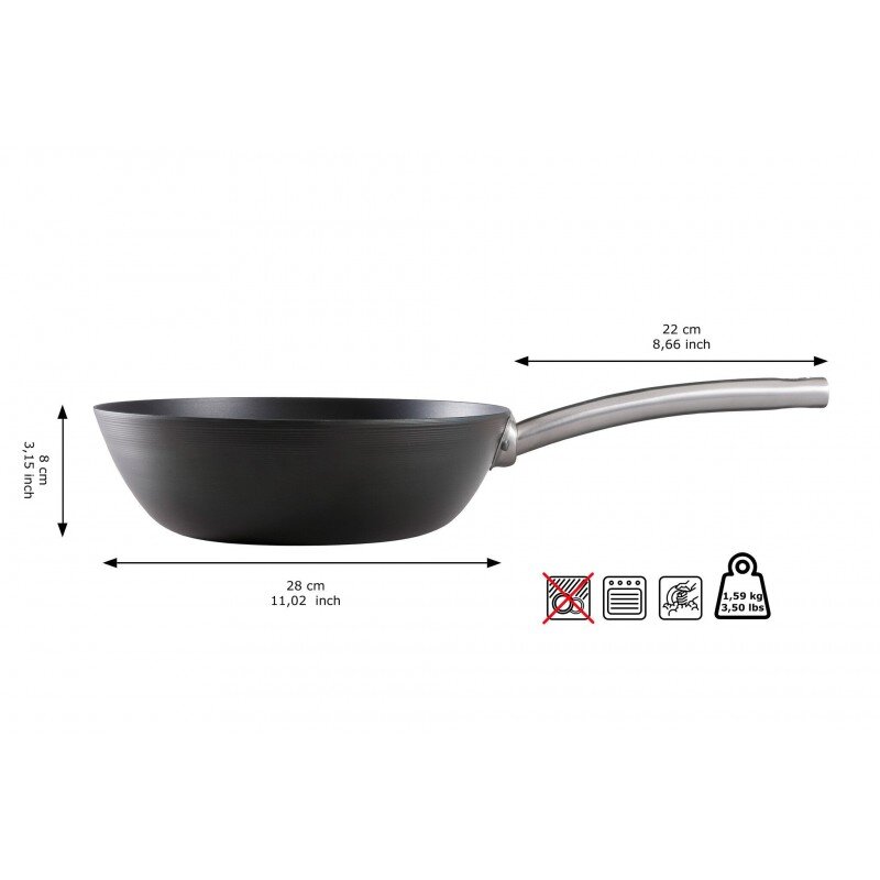 Anglies plieno WOK keptuvė Skottsberg 28cm 1