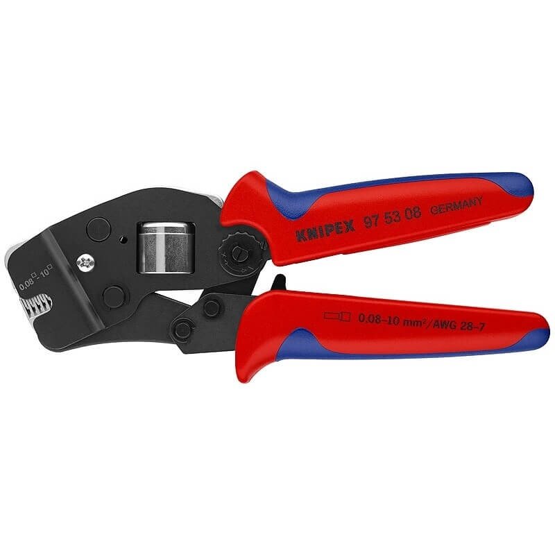 Antgalių presavimo replės KNIPEX 975308 Antgalių presavimo replės KNIPEX 975308