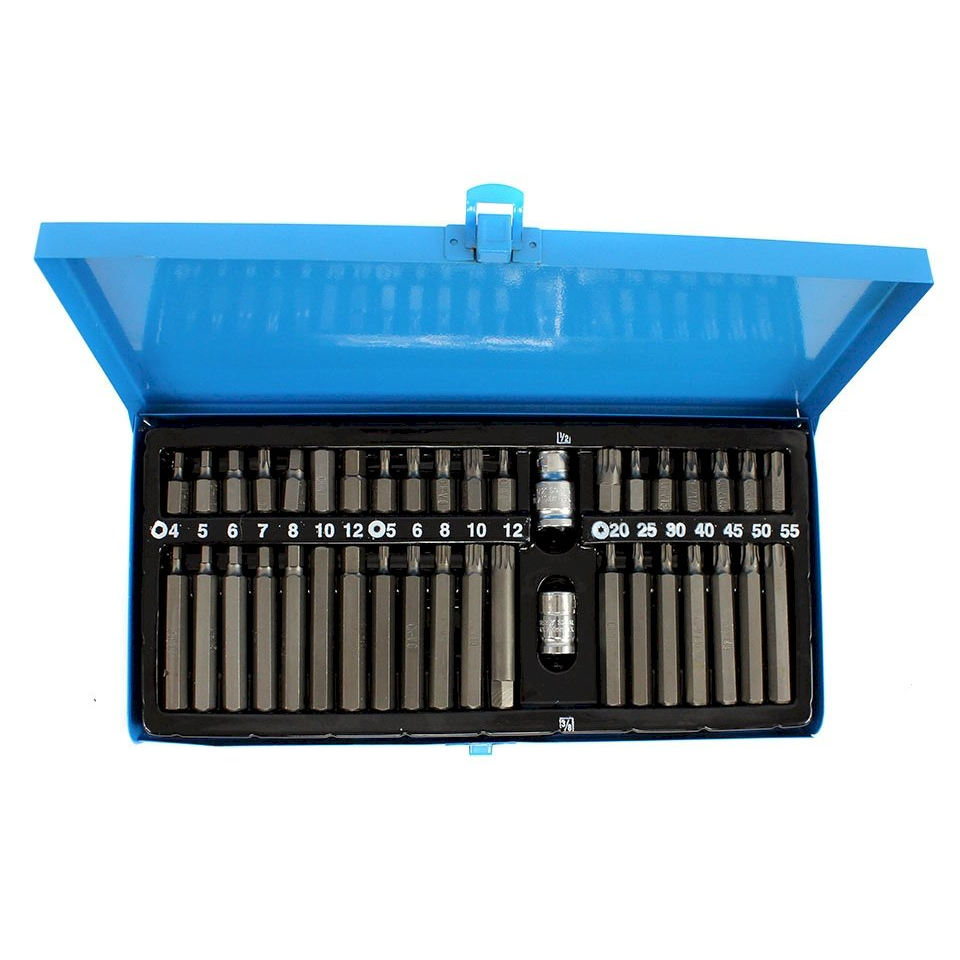 Antgalių rinkinys | metalinė dėžutė | 40 vnt. (66410V) Antgalių rinkinys | metalinė dėžutė | 40 vnt. (66410V)