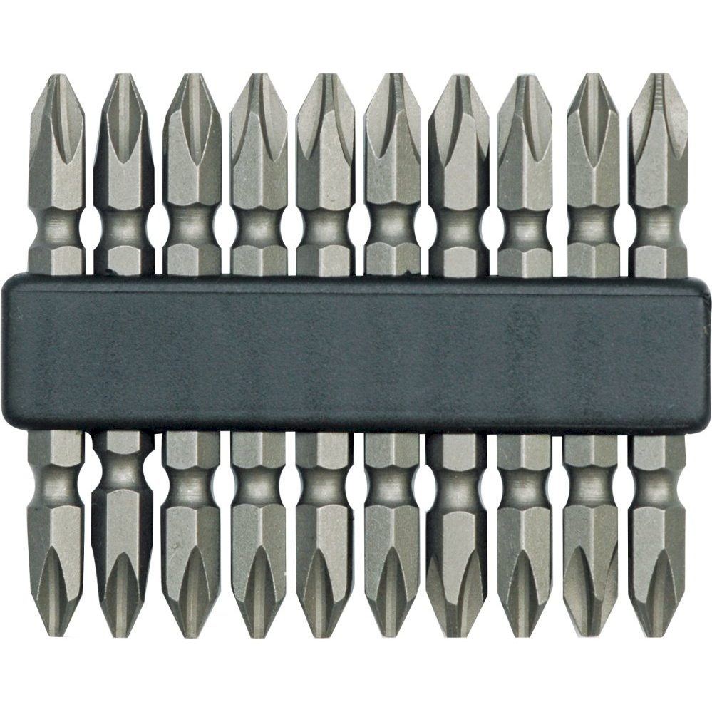 Antgalis dvipusis PH2x60 mm Cr-V, 10 vnt. (65700V) Antgalis dvipusis PH2x60 mm Cr-V, 10 vnt. (65700V)