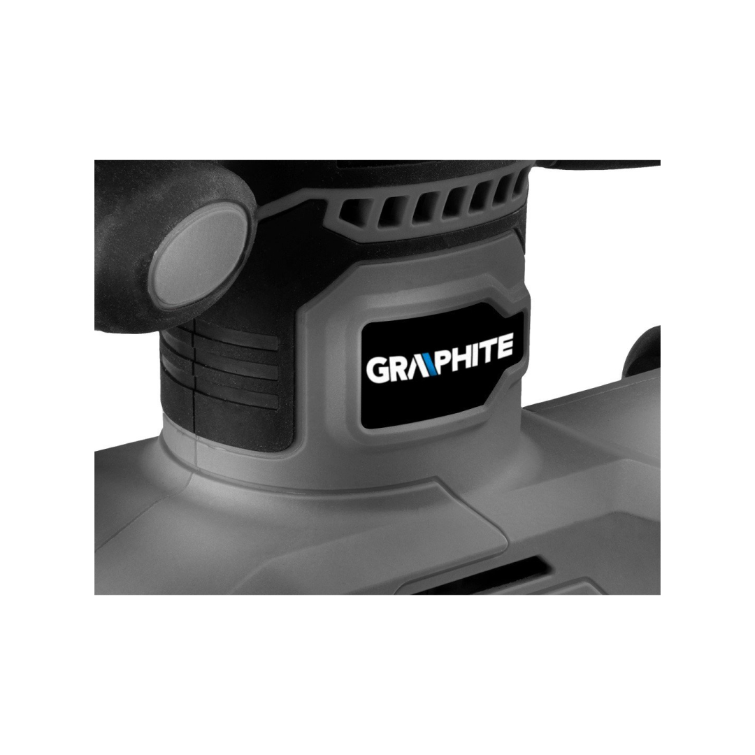 Apdailos šlifuoklis GRAPHITE 59G326, 260W, pagrindas 90 x 187 mm 5 Apdailos šlifuoklis GRAPHITE 59G326, 260W, pagrindas 90 x 187 mm 5