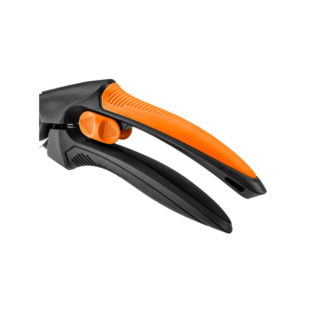 Aplinkkelio kirp pjūvis 210 mm, diap iki 20 mm, medžiaga: PP, TPR guma dengta rankena 4 Aplinkkelio kirp pjūvis 210 mm, diap iki 20 mm, medžiaga: PP, TPR guma dengta rankena 4