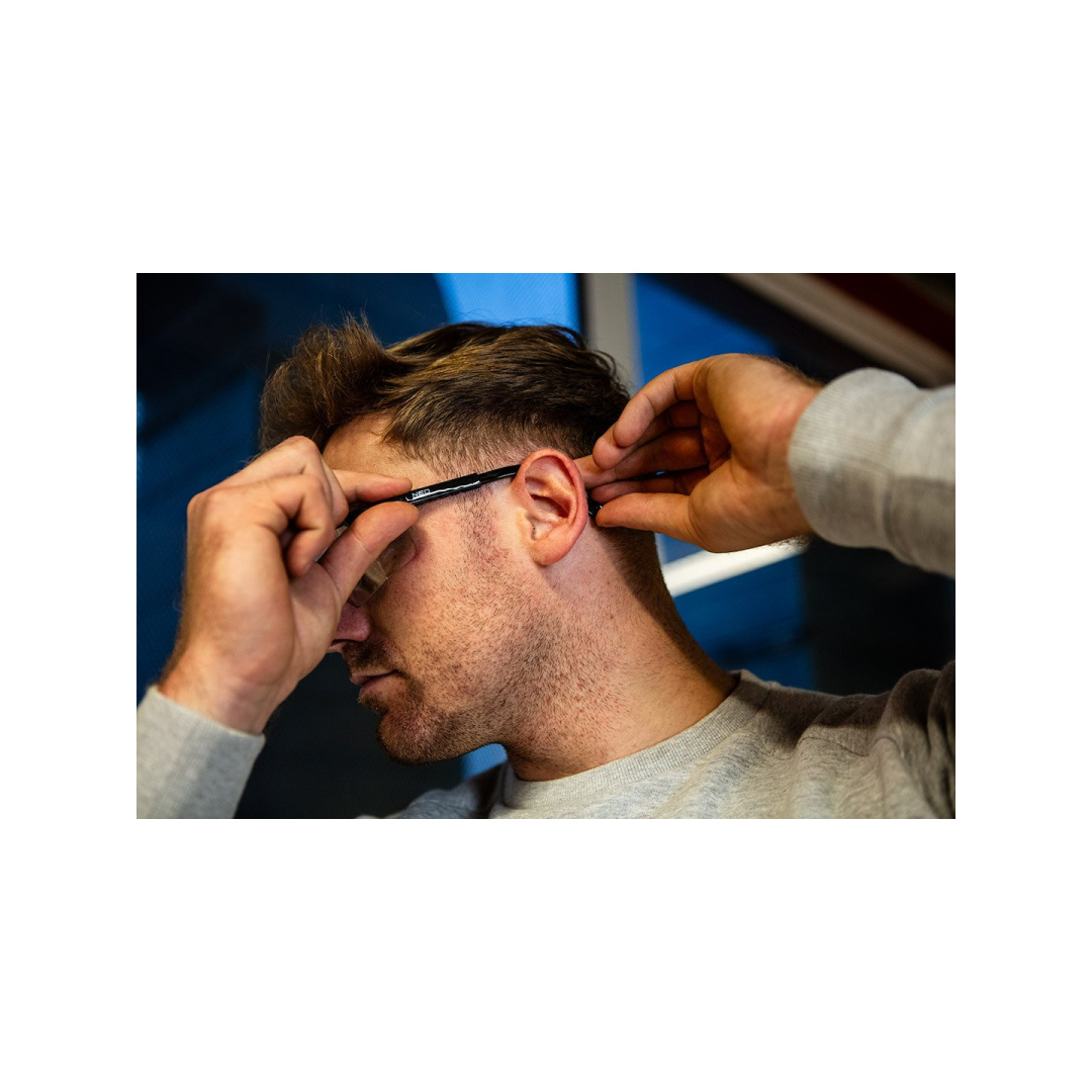 Apsauginiai akiniai, balti lęšiai, reguliuojami užrašai 2 Apsauginiai akiniai, balti lęšiai, reguliuojami užrašai 2