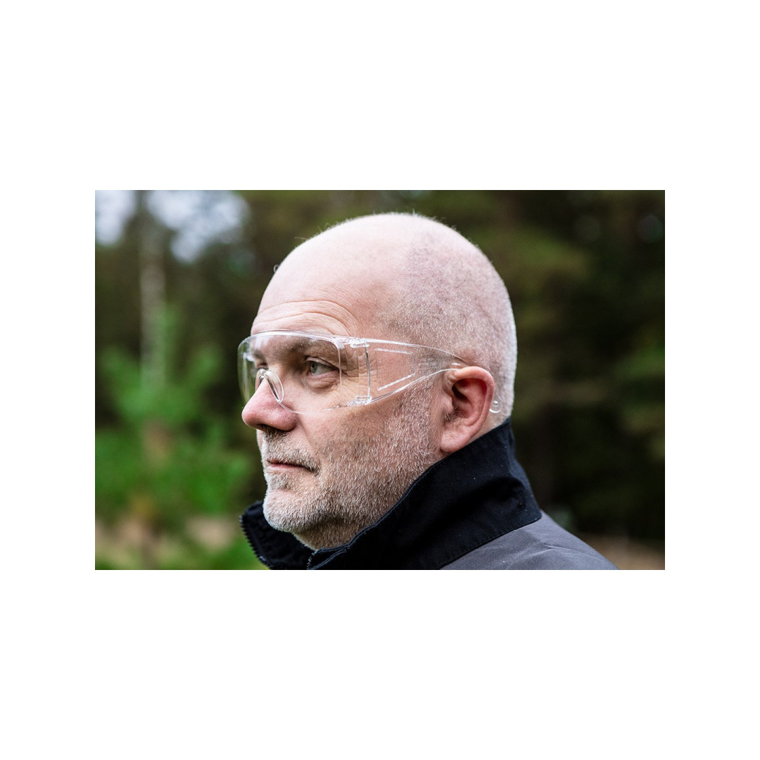 Apsauginiai akiniai baltos linzės 1 Apsauginiai akiniai baltos linzės 1