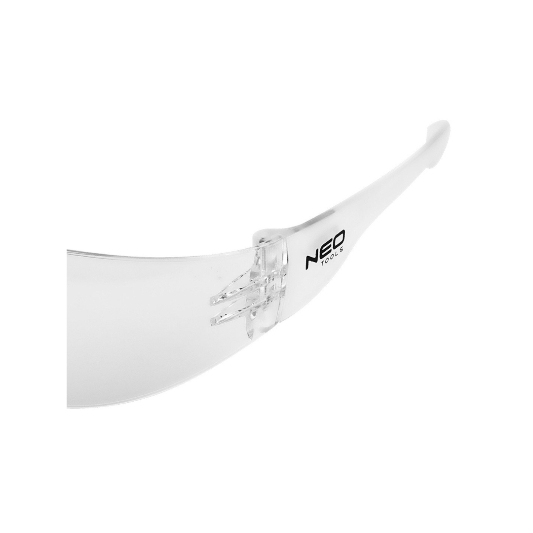 Apsauginiai akiniai, baltos linzės, atsparumo klasė F 3