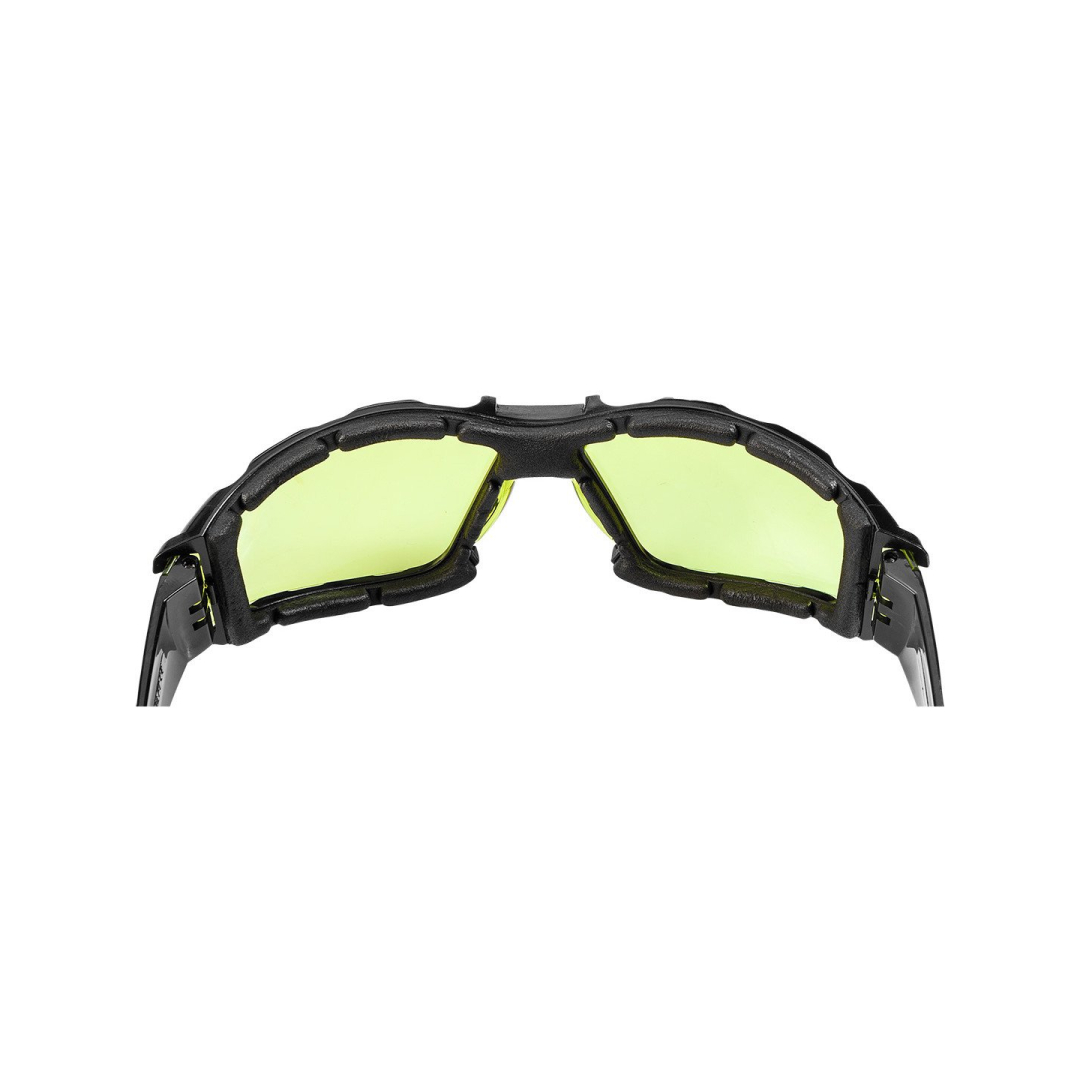 Apsauginiai akiniai su putplasčio įdėklu, geltoni lęšiai, atsparumo klasė FT 5 Apsauginiai akiniai su putplasčio įdėklu, geltoni lęšiai, atsparumo klasė FT 5