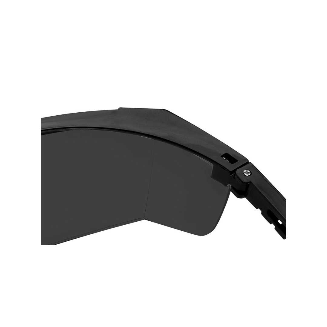 Apsauginiai akiniai, tamsūs lęšiai, reguliuojami užrašai 7