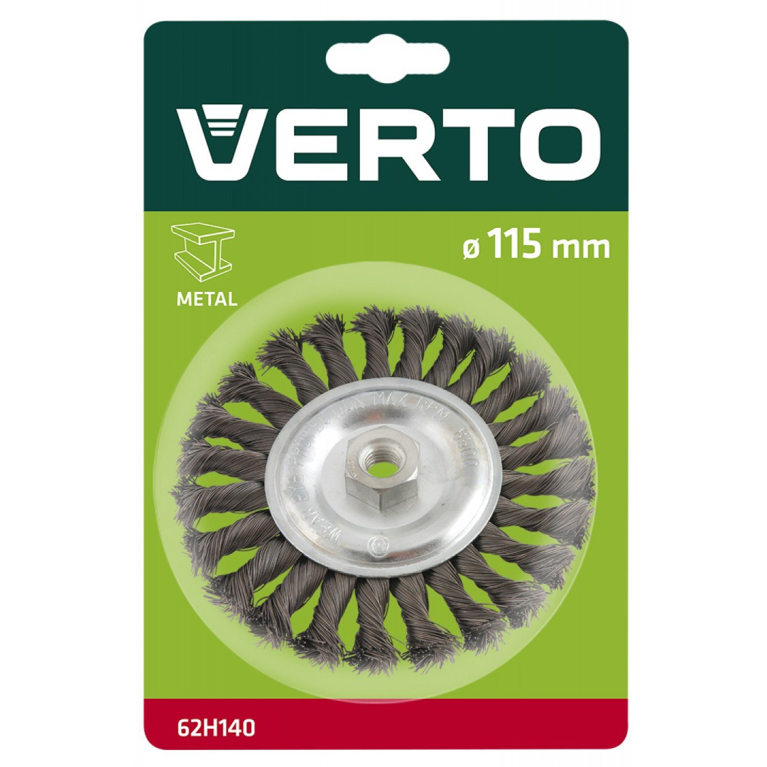 Apvalus vielinis šepetėlis 115mm. 1