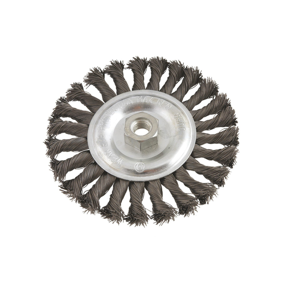 Apvalus vielinis šepetėlis 150mm.