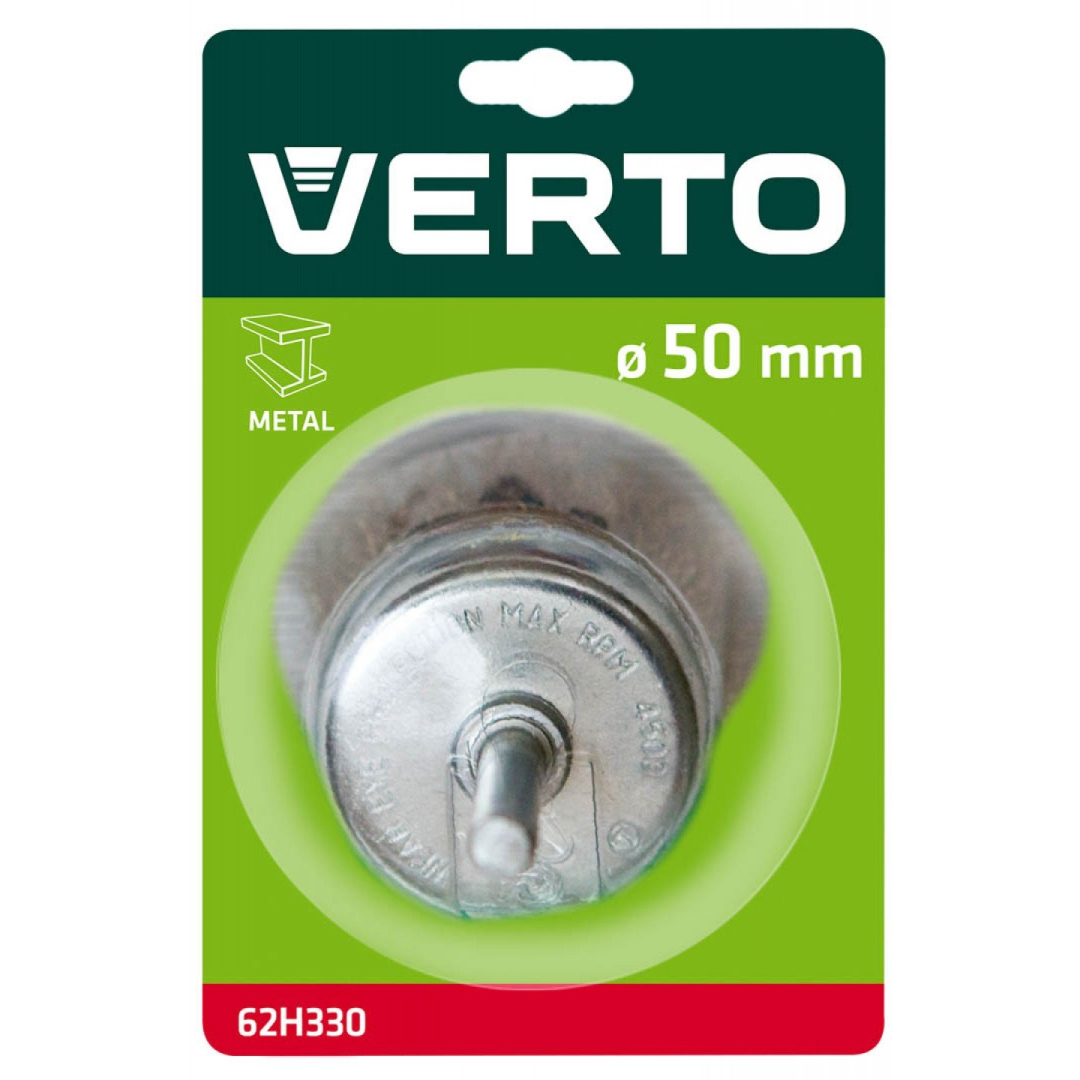 Apvalus vielinis šepetėlis gręžtuvui, 50mm. 1 Apvalus vielinis šepetėlis gręžtuvui, 50mm. 1