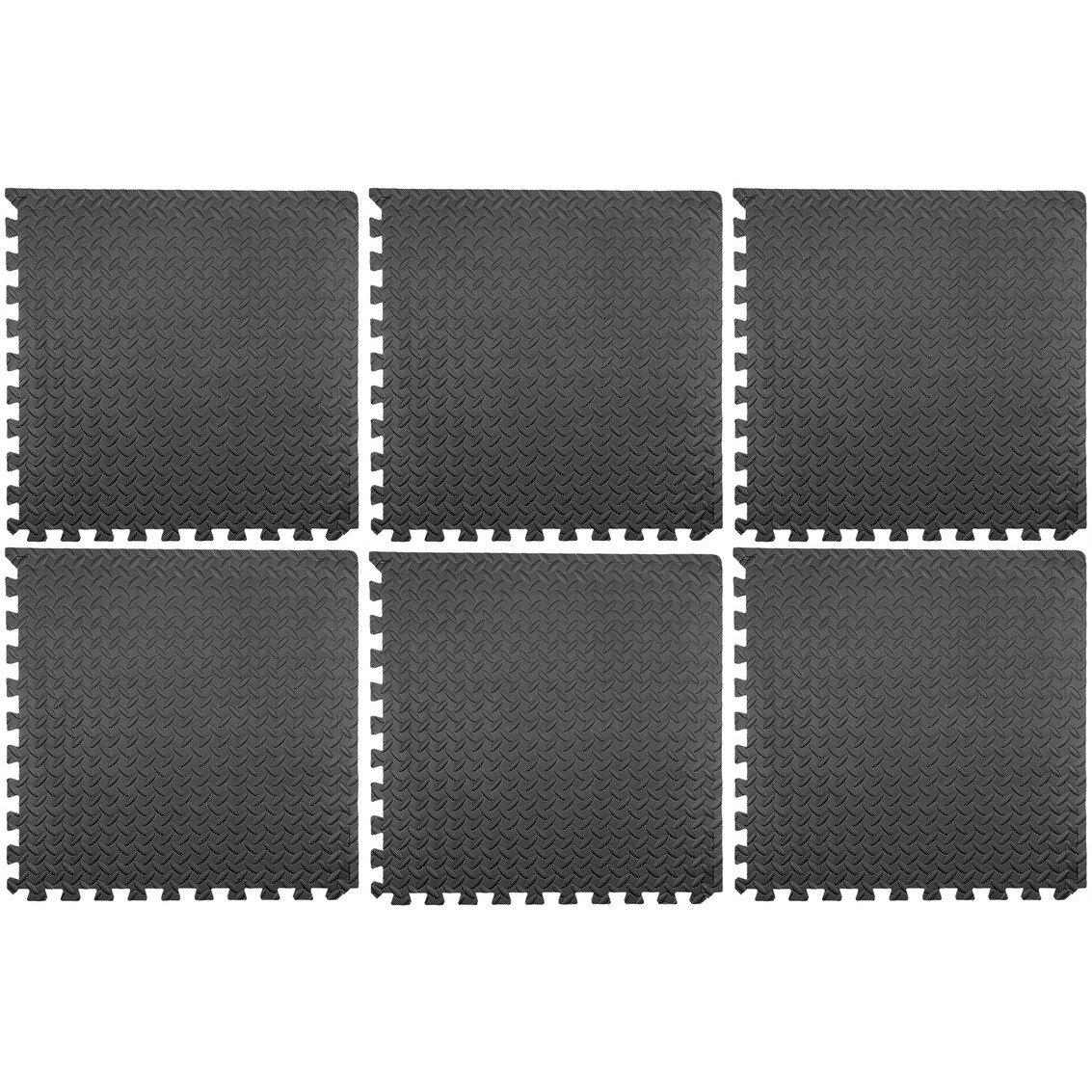 Apsauginis kilimėlis automobilių dirbtuvėms ar treniruoklių salei | 6 vnt / 60x60 cm (YT-08780)