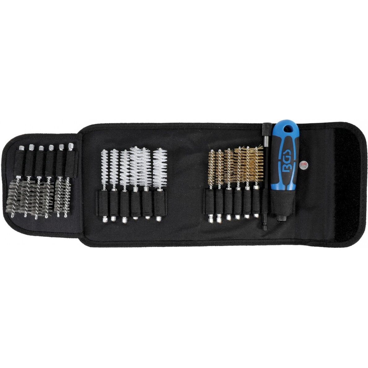 Apvalių šepetelių rinkinys vamzdeliams valyti | 20 vnt. (379) Apvalių šepetelių rinkinys vamzdeliams valyti | 20 vnt. (379)