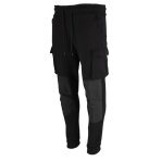 Juodos sportinės kelnės DEDRA BH21SA-XXL, dydis XXL/58