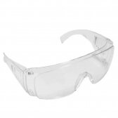 Apsauginiai akiniai, polikarbonatiniai, balti Dedra BH1050