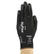 Apsauginės piršinės padengtos poliuretanu Ansell HyFlex® 48-101, dydis 7. Mažmeninė pakuotė