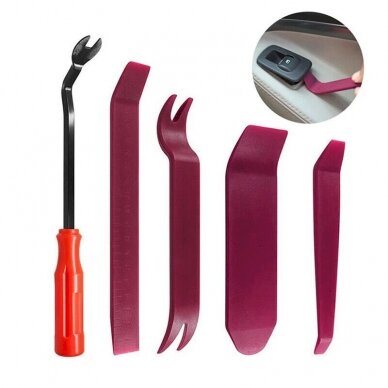 Apdailos ardymo komplektas | su rankenėle | 5 vnt. (ATR05) Apdailos ardymo komplektas | su rankenėle | 5 vnt. (ATR05)