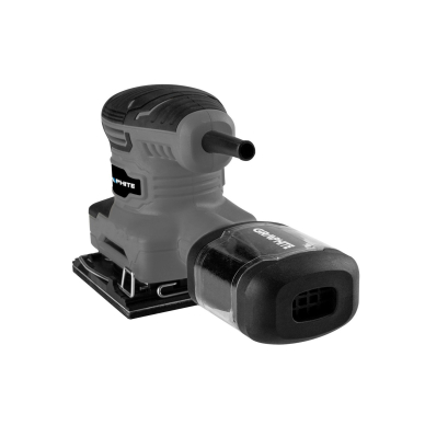 Apdailos šlifuoklis GRAPHITE 59G322, 240 W su 110 x 100 mm padu 4 Apdailos šlifuoklis GRAPHITE 59G322, 240 W su 110 x 100 mm padu 4