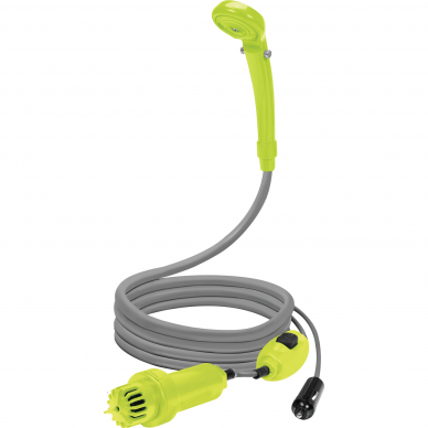 Nešiojamas turistinis dušas Lund 12 V, 10l / min Nešiojamas turistinis dušas Lund 12 V, 10l / min