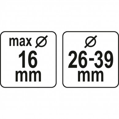 Apsauga nuo dulkių grąžtui iki 16 mm Yato (YT-82980) 2 Apsauga nuo dulkių grąžtui iki 16 mm Yato (YT-82980) 2