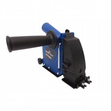 Apsauga nuo dulkių su ištraukimo anga kampiniams šlifuokliams 115mm, 125mm. 2 Apsauga nuo dulkių su ištraukimo anga kampiniams šlifuokliams 115mm, 125mm. 2