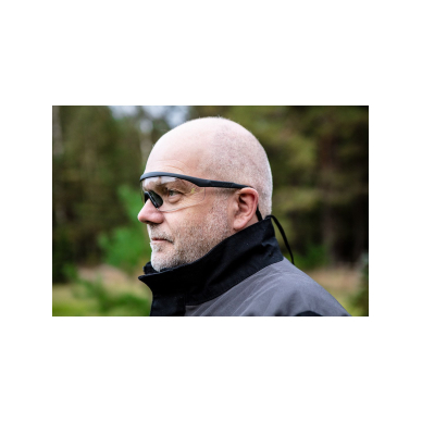 Apsauginiai akiniai, balti, atsparumo klasė F 1